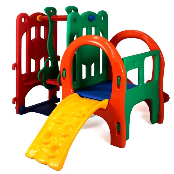 BALANÇO COM ESCORREGADOR E ESCALADA PLAY 3 EM 1