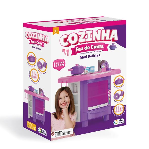 COZINHA FAZ DE CONTA MINI DELICIAS