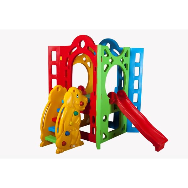 PARQUINHO FORTALEZA 1A  ALPHA PARA LUGARES ABERTOS ESCORREGADOR E CACHORRO ESCADA