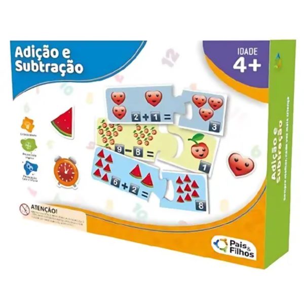 JOGO DA MATEMÁTICA ADIÇÃO SUBTRAÇÃO DIVISÃO MULTIPLICAÇÃO KIT