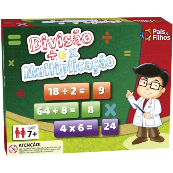 JOGO DA MATEMÁTICA ADIÇÃO SUBTRAÇÃO DIVISÃO MULTIPLICAÇÃO KIT
