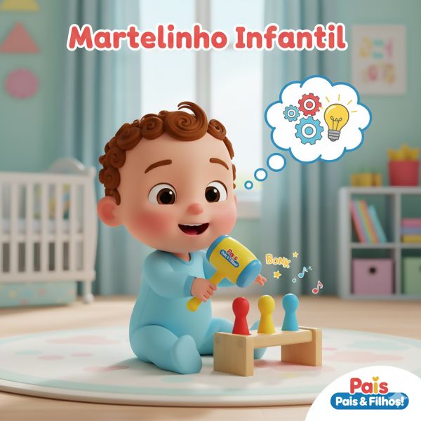 MARTELINHO INFANTIL MORDEDOR CHOCALHO