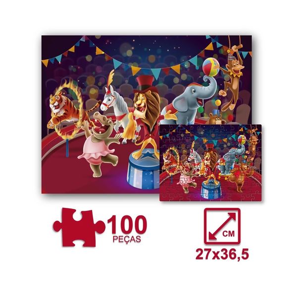 QUEBRA - CABEÇAS CIRCO E ARCA DE NOÉ CONJUNTO