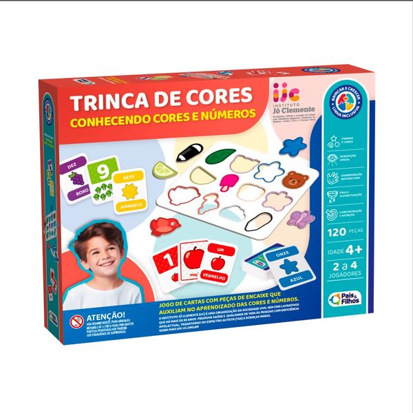 TRINCA DE CORES JOGO INCLUSIVO