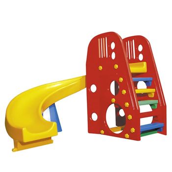 ESCORREGADOR CURVO GRANDE HELIX DA ALPHA COLORIDO REFORÇADO  ESCOLA CRECHE CRIANÇA 4 ANOS