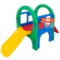 ESCORREGADOR PLAY BABY PEQUENO PARA CRIANÇAS 2 A 5 ANOS COM CESTA DE BASQUETE