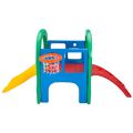 ESCORREGADOR PLAY BABY PEQUENO PARA CRIANÇAS 2 A 5 ANOS COM CESTA DE BASQUETE